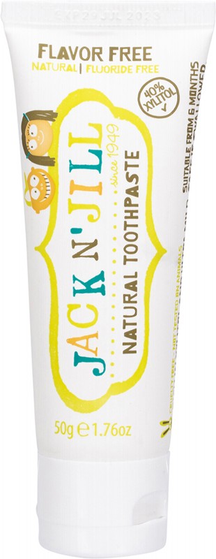JACK N' JILL Toothpaste (Children)  Flavour Free - Fluoride Free 50g