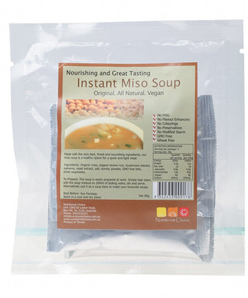 Nutritionist Choice Instant Miso Soup 4x20g