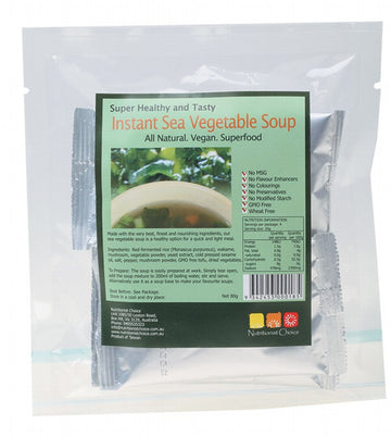 Nutritionist Choice Instant Sea Vegetable Soup 4x20g