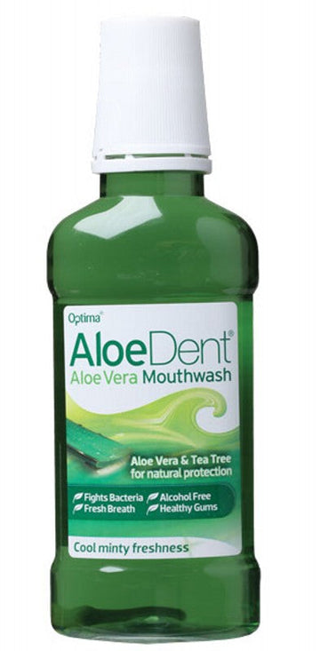 Aloe Dent Mouthwash Alcohol Free Aloe Vera & Tea Tree 250ml