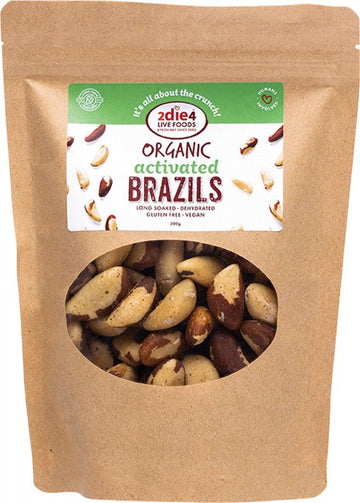 2die4 Live Foods Organic Activated Brazil Nuts 300g