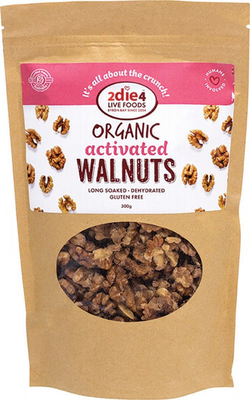 2die4 Live Foods Organic Activated Walnuts Activated with Fresh Whey 275g