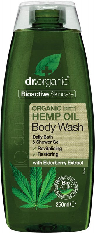 Dr Organic Body Wash Hemp Oil 250ml