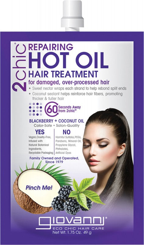 GIOVANNI Hot Oil Hair Treatment - 2chic  Repairing (Damaged Hair) 49g