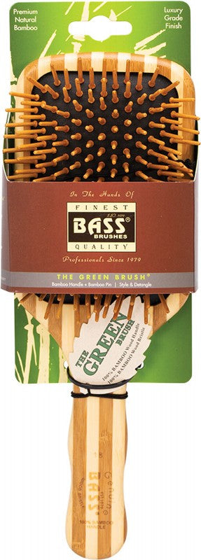 Bass Brushes Bamboo Hair Brush Large Square Paddle