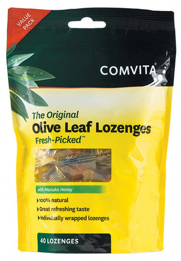 Comvita Olive Leaf Extract Lozenges with Manuka Honey 40pk