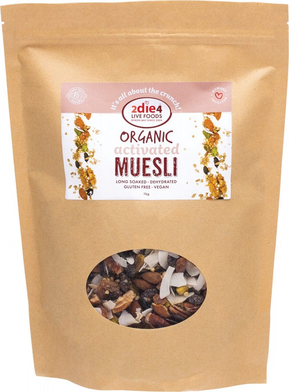2DIE4 LIVE FOODS Organic Activated Muesli 1kg