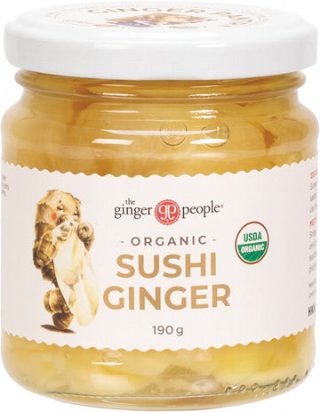 THE GINGER PEOPLE Sushi Ginger  Organic 190g