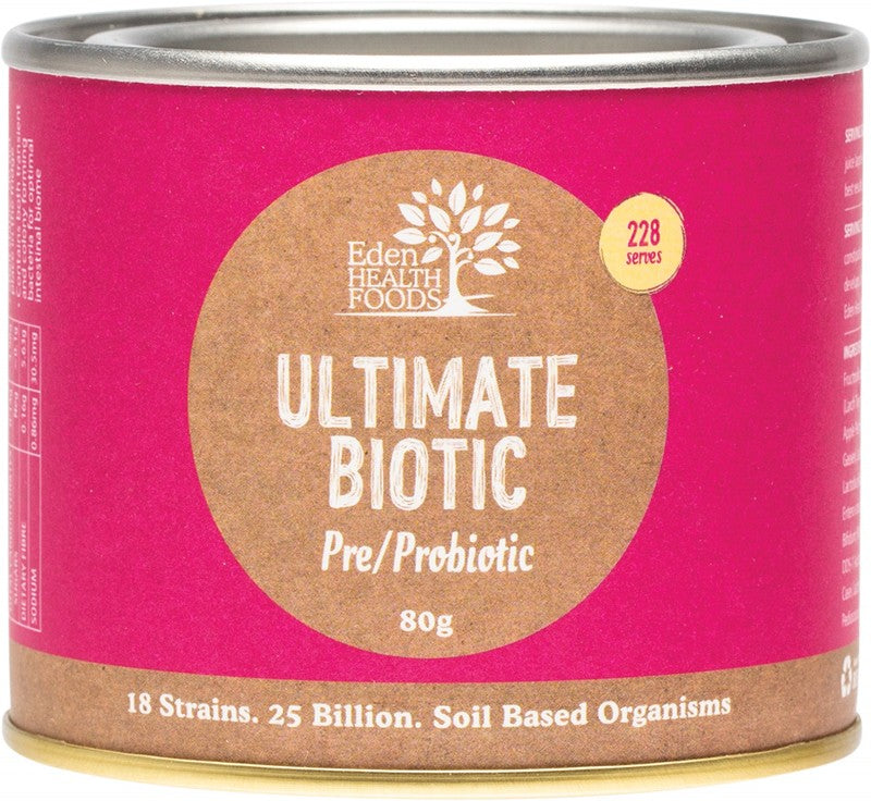 Eden Healthfoods Ultimate Biotic Pre/Probiotic 80g | The Supplement Shop