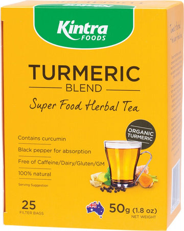 Kintra Foods Turmeric Blend Tea Bags 25pk