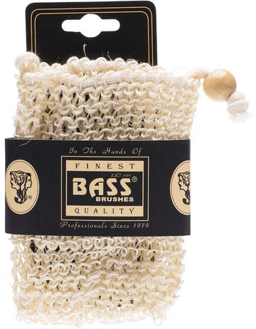 Bass Body Care Sisal Soap Holder Pouch with Drawstring Firm