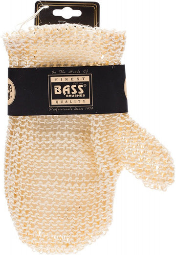 Bass Body Care Sisal Deluxe Hand Glove Knitted Style Firm
