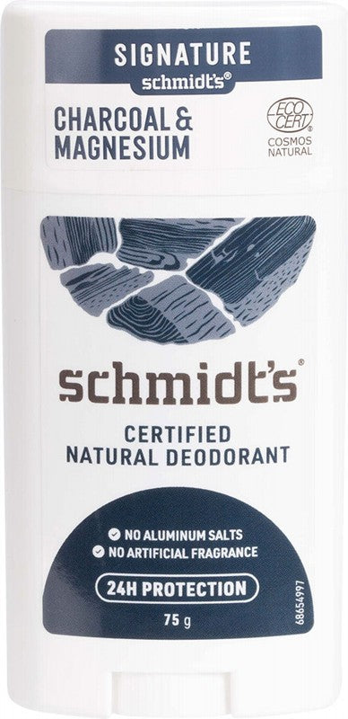 Schmidt's Deodorant Stick Charcoal + Magnesium 75g