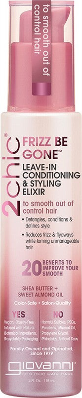 Giovanni Leave in Conditioner 2chic Frizz Be Gone Frizzy Hair 118ml