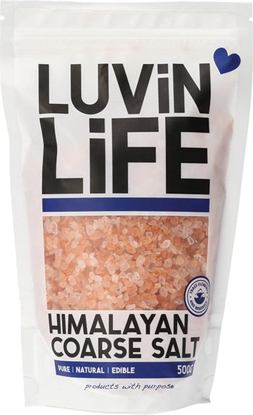 LUVIN LIFE Himalayan Salt  Coarse 500g
