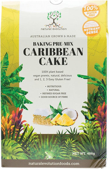 NATURAL EVOLUTION Caribbean Cake Mix 486g
