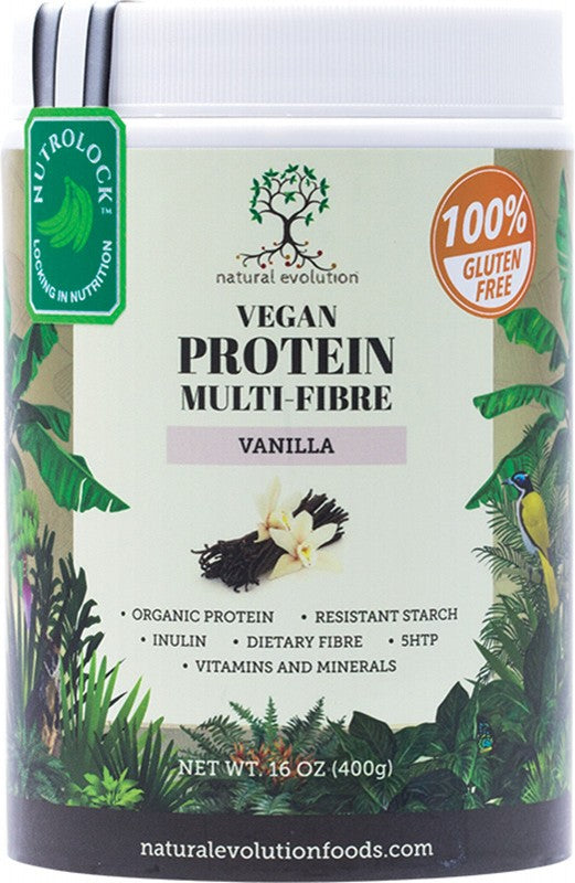 NATURAL EVOLUTION Vegan Protein Multi-Fibre  Vanilla 400g