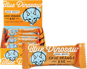 BLUE DINOSAUR Hand-Baked Bar  Choc Orange 12x45g