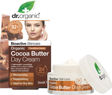 Dr Organic Day Cream Organic Cocoa Butter 50ml