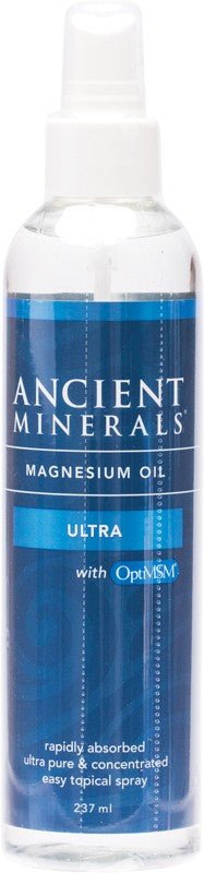 Ancient Minerals Magnesium Oil (50%) & MSM Ultra 237ml