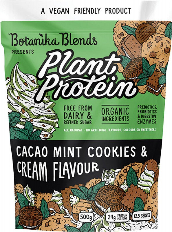 BOTANIKA BLENDS Plant Protein  Cacao Mint Cookies & Cream 500g