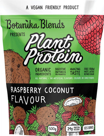 BOTANIKA BLENDS Plant Protein  Raspberry Coconut 500g