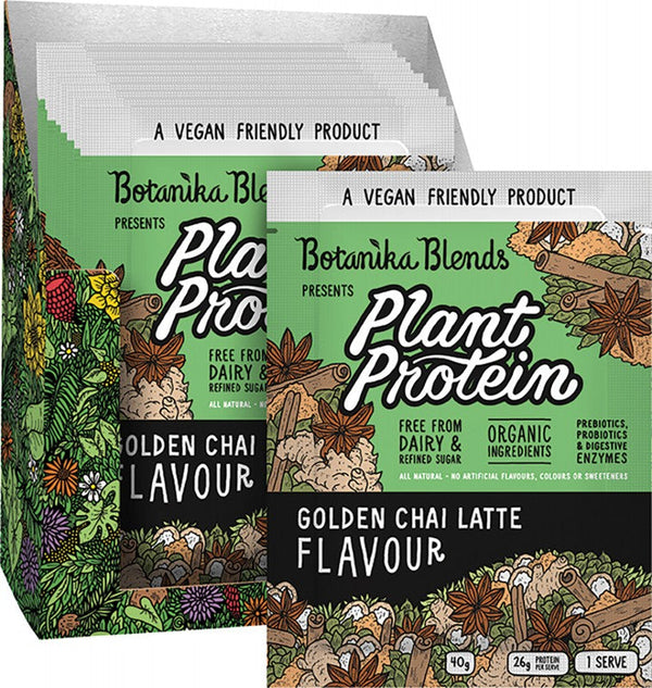 BOTANIKA BLENDS Plant Protein  Golden Chai Latte 12x40g