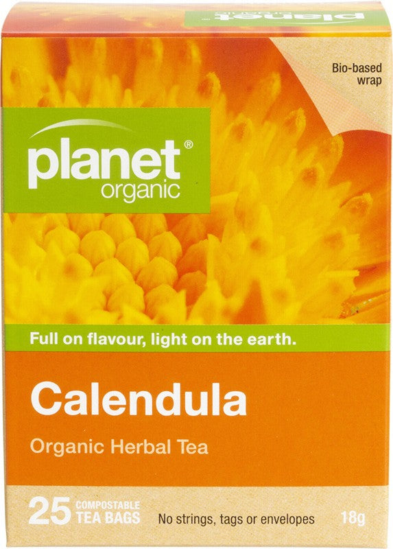Planet Organic Herbal Tea Bags Calendula 25pk