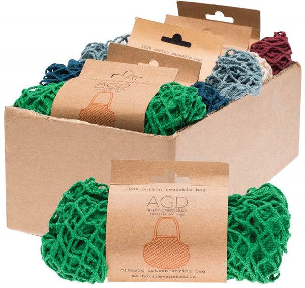 APPLE GREEN DUCK Reusable Shopping Bag - String  Mixed Design (35cmx55cm) 10