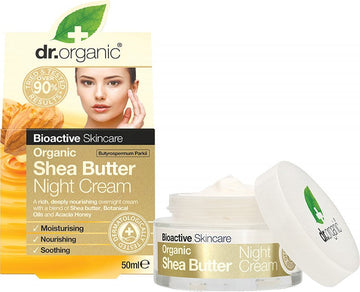 Dr Organic Night Cream Organic Shea Butter 50ml