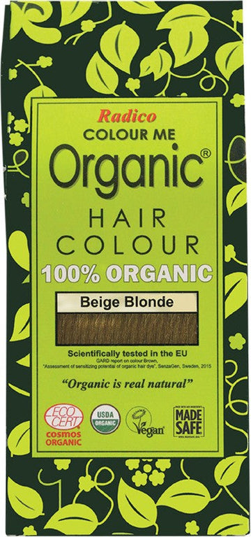 RADICO Colour Me Organic - Hair Colour  Powder - Beige Blonde 100g