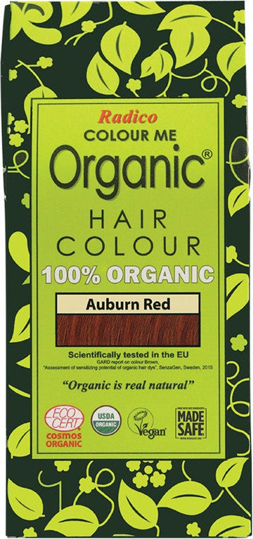 Radico Colour Me Organic Auburn Red 100g