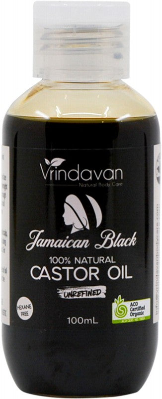 Vrindavan Jamaican Black Castor Oil Unrefined 100ml