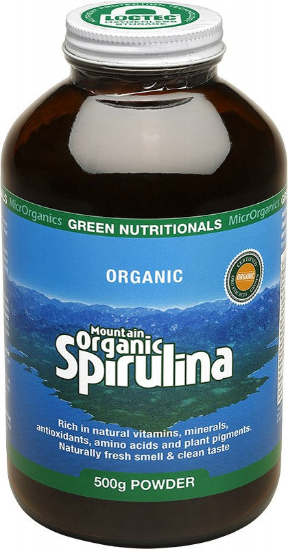 Green Nutritionals Mountain Organic Spirulina Powder 500g
