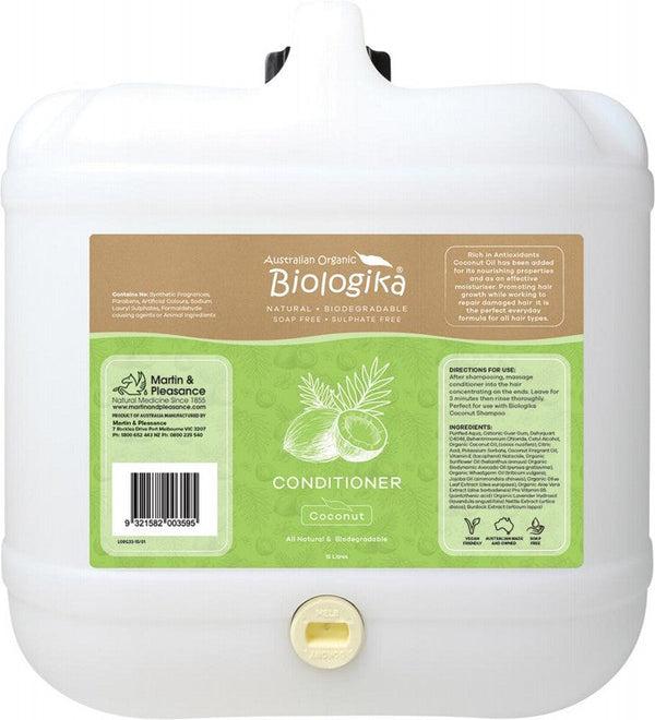 BIOLOGIKA Conditioner (Bulk)  Everyday - Coconut 15L