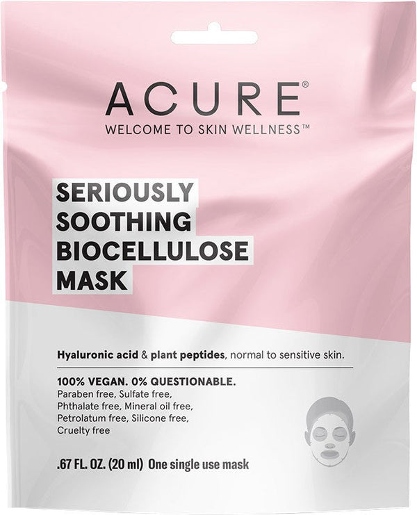 ACURE Seriously Soothing Biocellulose Mask 20ml