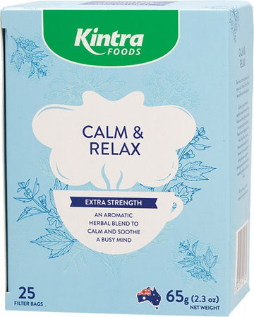 Kintra Foods Herbal Tea Bags Calm & Relax 25pk