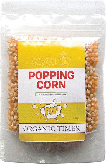 Organic Times Popping Corn 200g