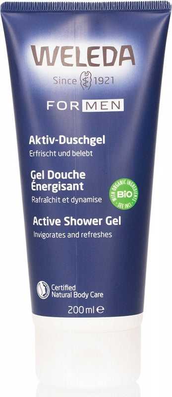 Weleda Active Fresh 3 in 1 Shower Gel Men 200ml