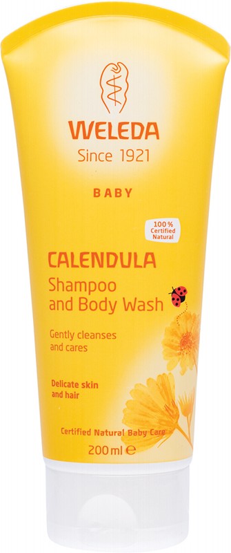 Weleda Calendula Shampoo & Body Wash Baby 200ml