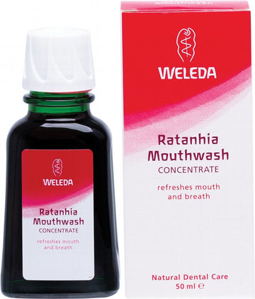 Weleda Mouthwash Ratanhia Herbal Mint Flavour 50ml