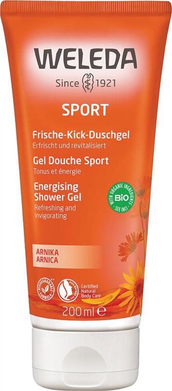 Weleda Sport Energising Shower Gel Arnica 200ml