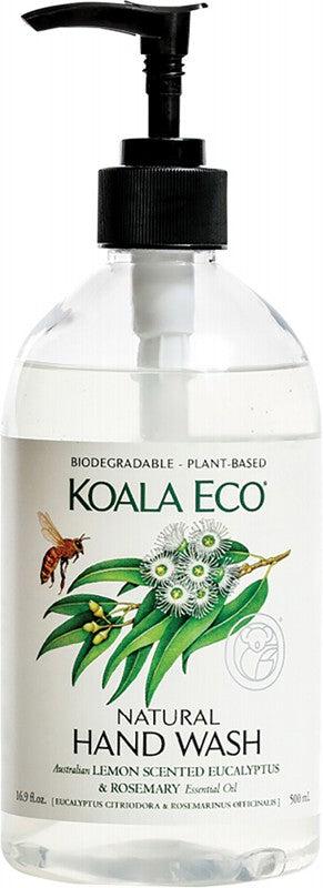 Koala Eco Hand Wash Lemon Scented Eucalyptus & Rosemary 500ml