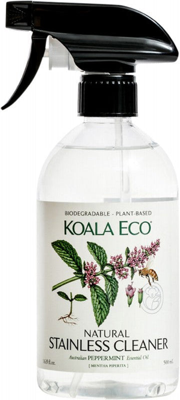 Koala Eco Stainless Steel Cleaner Peppermint Essential Oil 500ml