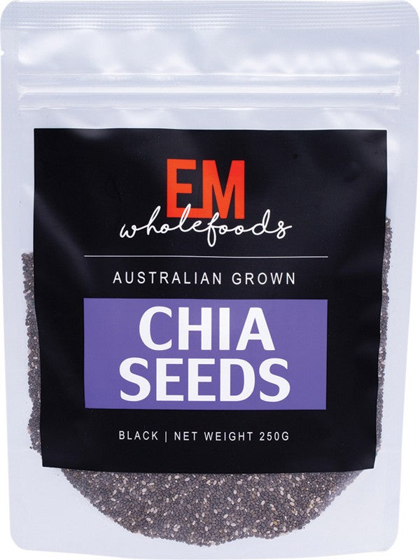 EM WHOLEFOODS Chia Seeds  Australian Grown 250g