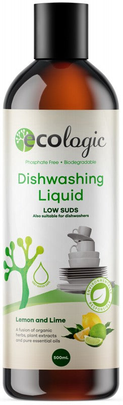 Ecologic Dishwashing Liquid Lemon & Lime 500ml