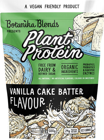 BOTANIKA BLENDS Plant Protein  Vanilla Cake Batter 500g