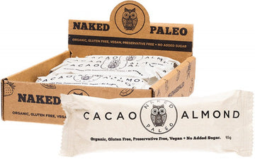 NAKED PALEO Paleo Bars  Cacao Almond 10x65g