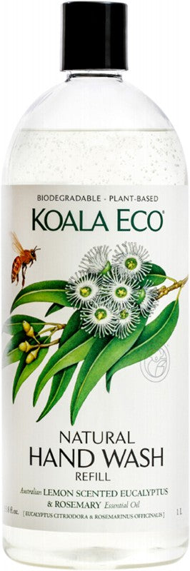 Koala Eco Hand Wash Lemon Scented Eucalyptus & Rosemary 1L