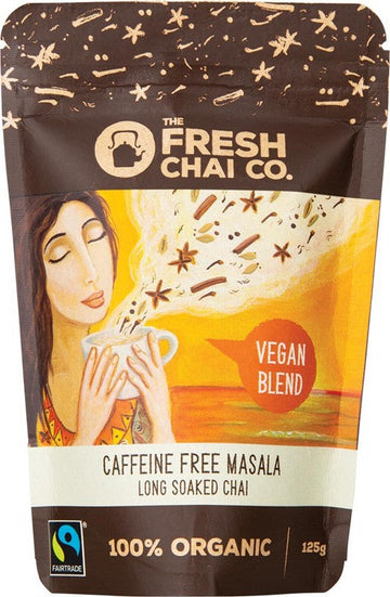 The Fresh Chai Co. Vegan Caffeine Free Masala Long Soaked Chai 125g